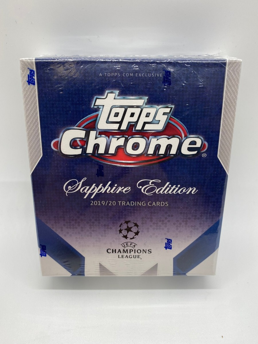 2019-20 TOPPS CHROME SAPPHIRE UEFA CHAMPIONS LEAGUE SEALED HOBBY