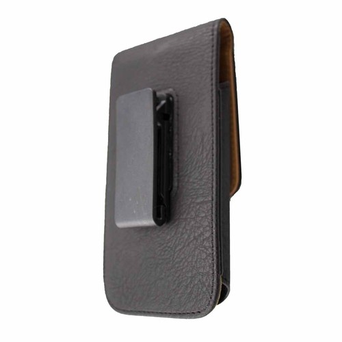 Caseroxx Borsa In Vera Pelle Con Clip Da Cintura Per Nokia C2-01 – Custodia Con Finestra Trasparente – Colore Nero - 6