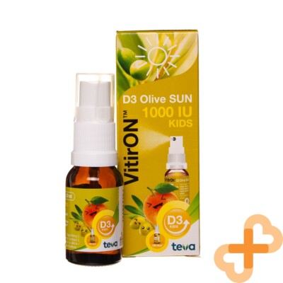 VITIRON D3 Olive Sun 1000iu Vitamin D3 Spray 10ml Natur Orange Geschmack Immune