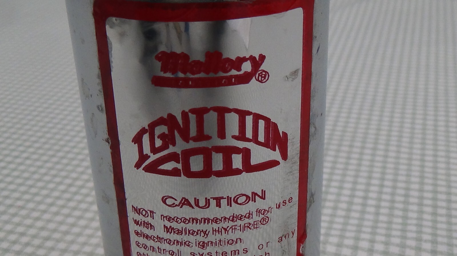 Mallory 29219 Ignition Coil Chrome Canister Red Top eBay