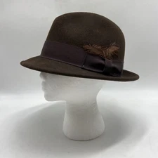 Bailey Fedora Hat Tino LiteFelt Brown X- Large  Water Repellent Packable