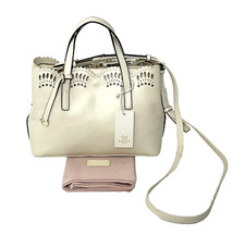 Radley Dukes Place Broderie Multiway Cross Body Bag Grab Bag Ivory Leather New