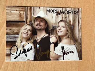 More than Words - Autograph Card Original Signed - #S19938