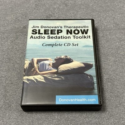 Jim Donovan's Therapeutic Sleep Now Audio Sedation Toolkit Complete 8 CD's Set