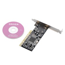 New 4 Port SATA PCI Expansion Card PCI To SATA Adapter Card RAID 1