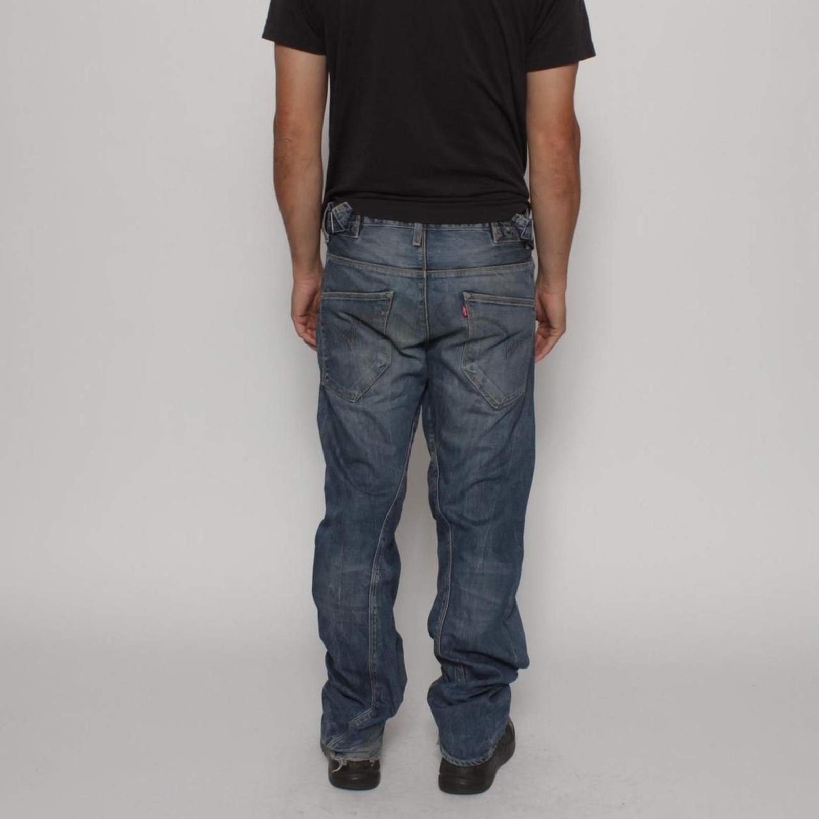 LEVIS ENGINEERED WASHED BLUE TECHNICAL DENIM - image 7