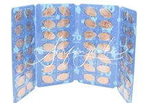 Disney Parks 70th Anniversary Pressed Penny Coin Collection Book Album 59 Coins