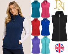 Ladies Fleece Gilet Womens Bodywarmer Waistcoat Vest Sleeveless JDN Branded NEW