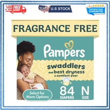 Pampers Swaddlers Baby Diapers Size Newborn Fragrance Free 84 Count