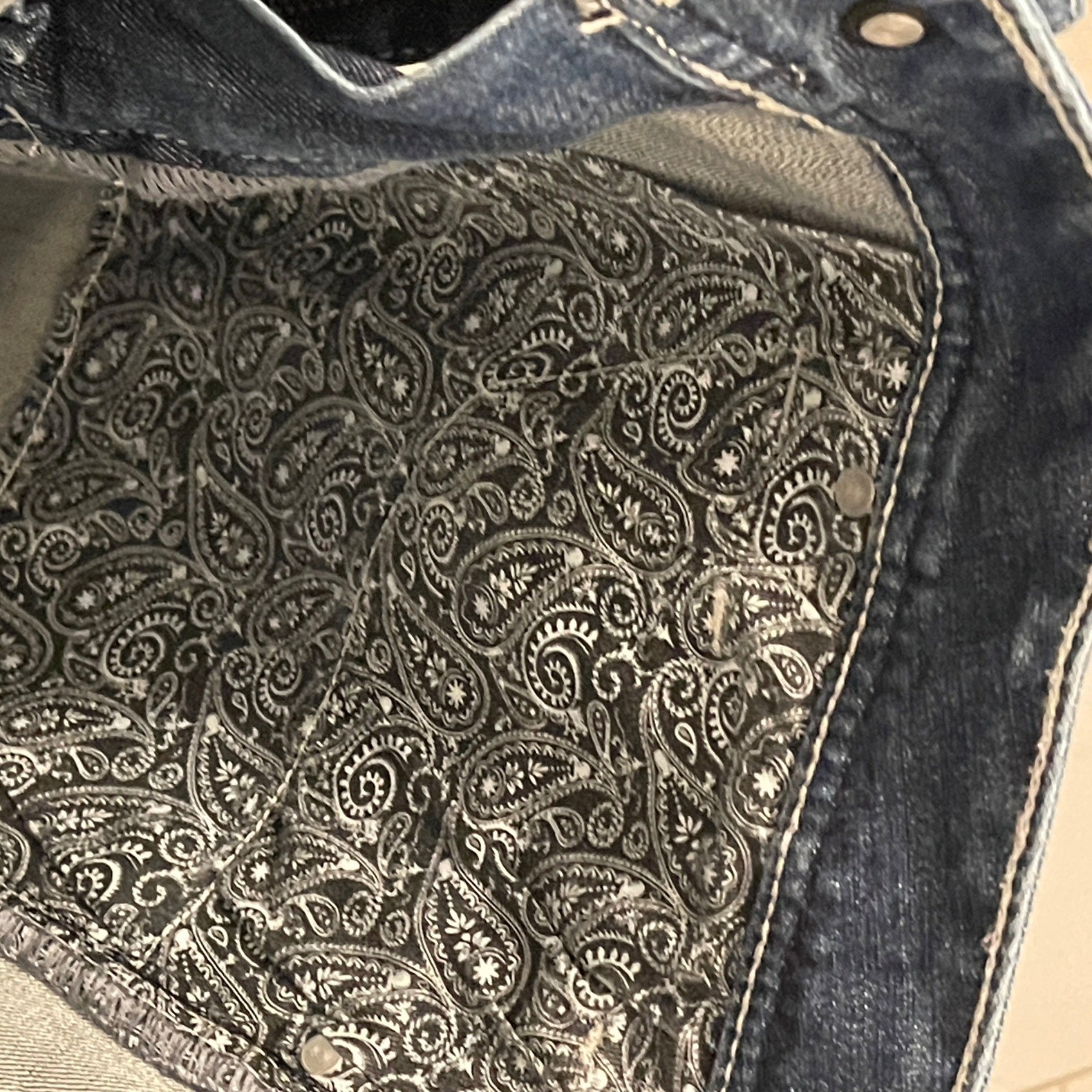 Rock and Roll Denim Mens Pistol Stackable Regular… - image 17