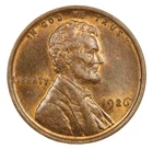 1926 Lincoln RB cent-Choice UNC- SMH635