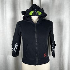 Epic Universal Toothless How To Train Your Dragon Zip Up Hoodie Youth Medium