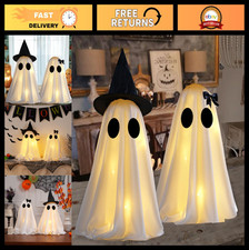 Spooky Halloween Ghost Decorations - Indoor Craft Decor for Haunted House Fun