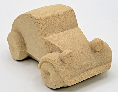 Stone Art Registered Model VW BEETLE STYLE CAR Sculpture Belgium Figure StoneArt