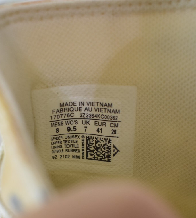 Converse Run Star Hike High Washed Florals Platform Size 9.5 womens thumbnail 12