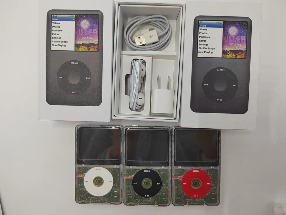 New Modded Apple iPod Classic 5th 6th 7th Generation 80GB 256GB 512G SSD 2000mAh - Image 3 of 4