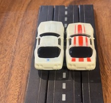 2 TYCO 6234 '83 Nite Glow Corvettes Glow In The Dark  Super Fast/Clean Cars