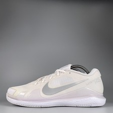 Nike Court Air Zoom Vapor Pro Women's 10 Triple White Tennis Sneakers Shoes EUC