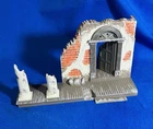 MARX/CTS Battle damaged Civil War Mansion (painted)