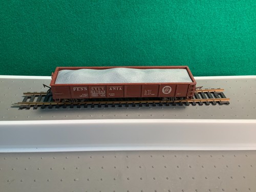 Varney~HO~Pennsylvania/PRR~Gondola #357843 con Carga~Vintage~Acopladores Estilo Mantua | Zustand: Used