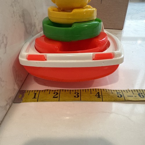 Vintage Gay Toys Inc Tub Tug Bath Pool Stacking Toy 5 Piece 881 Excellent!! - Picture 14 of 14