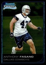 2006 Bowman Chrome Anthony Fasano Rookie Dallas Cowboys #238