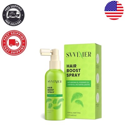 Revitalize Thinning Hair with Hair Boost Spray - Rosemary & Biotin - 2.7 Fl Oz