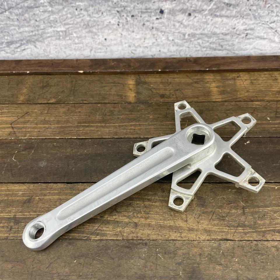 Brazo de manivela vintage Stronglight 170 mm 14x125 rosca francesa derecha 122 BCD Francia Foto 4 de 4