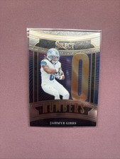 2023 Panini Select Football Numbers Jahmyr Gibbs #6 Detroit Lions Insert