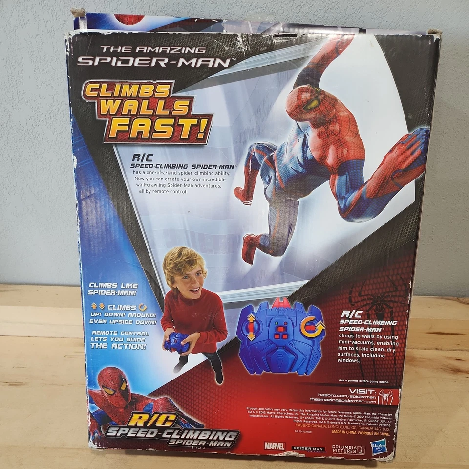 Spiderman R/C Remote Control Wall Speed Climbing Spider-Man SEE DESCRIPTION - Image 3 of 4