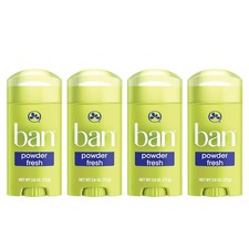 Ban Powder Fresh 24-Hour Invisible Antiperspirant, 2.6Oz Solid Deodorant, Undera