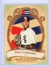 2009 ALLEN &amp; GINTER JOSE CONTRERAS NATIONAL PRIDE CUBA #NP30 CHICAGO WHITE SOX
