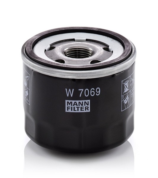 1X Mann-Filter W 7069 ÖLfilter FüR Honda Ssangyong-image