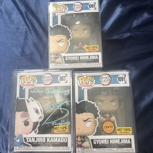 Funko Pop Anime Demon Slayer Tanjiro Kamado Mask Gyomei Chase Lot