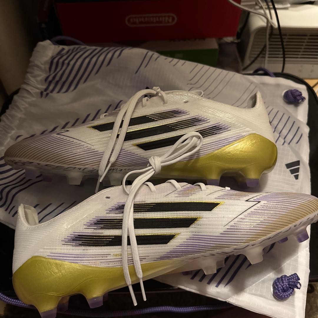 Adidas F50 ELITE AG Soccer Cleats US 9 with Box & Bag thumbnail 3