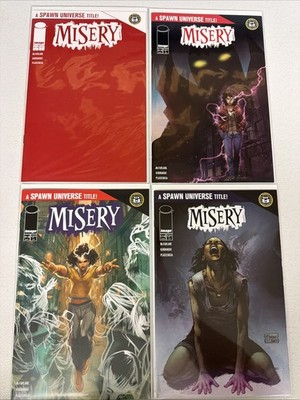 Misery #1 2 3 4 Spawn Universe Image Lot Run Set 1st Print NM- *R16