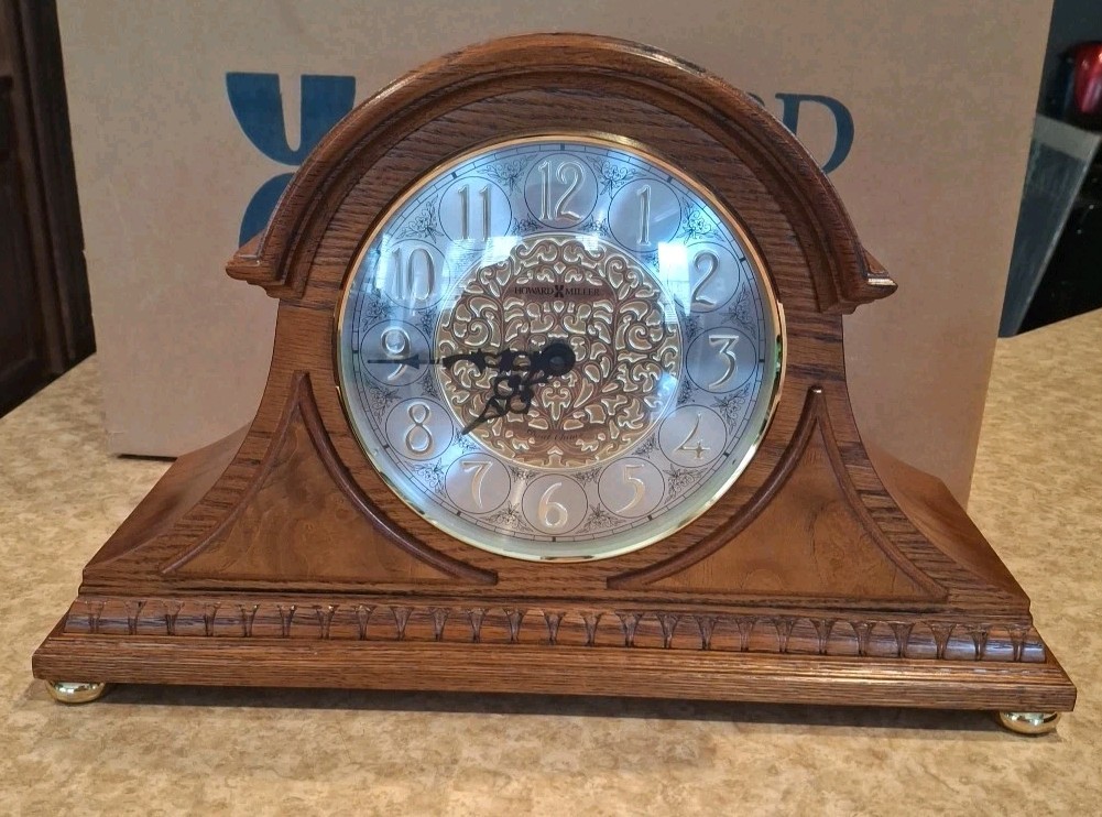 Howard Miller Model 630-183 Dual Chime Mantle Clock, Wood, U