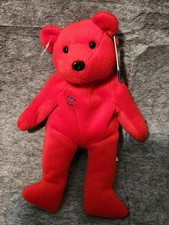 1998 VINTAGE BAMM BEANO"S SAMMY SOSA #21 RED BEAR PLUSH/STUFFED ANIMAL