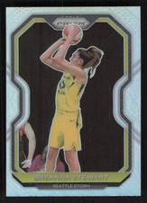 2021 Panini Prizm WNBA #85 Breanna Stewart Prizms Silver