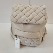 CALIA by Carrie Underwood Luxe Travel Backpack Khaki Sand Tan Laptop Bag New NWT