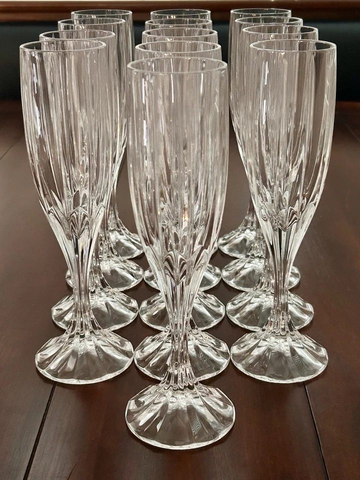 Mikasa Crystal Berkeley Water Goblet Wine Champagne Highball Glassware 47 Pc VTG - Image 2 of 4