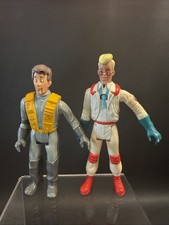 Vintage Ghostbusters Egon Spengler Peter Venkman Fright Feature 1987 Kenner Lot