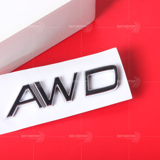 Chrome Awd For Volvo Rear Trunk Tailgate Emblem Badge Decal Nameplate Letters
