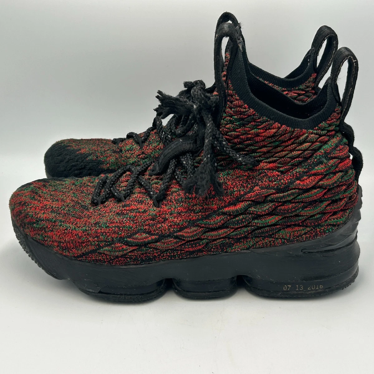 Nike LeBron 15 BHM 897650-900 Mens 10 Sneaker Multi Battleknit Basketball Shoes s-l1200.jpg main image 2