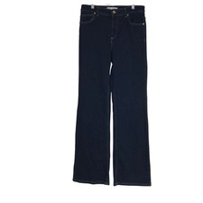ZARA Wide Leg Jeans Dark Wash High Rise Women's US Size 8