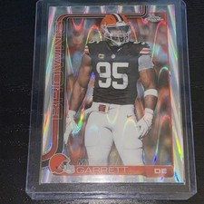 2025 Topps Chrome - Myles Garrett Ray Wave Refractor #70 Browns Cards