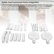 Baby Gate Handrail Mount Base High Strength Plastic Strong Load Bearing Baby