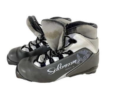 Salomon Siam 5 Nordic Cross Country Ski Boots Size EU37 1/3 US6 SNS Profil 297