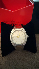 Invicta Quartz Analog Two-Tone Stainless Steel Bracelet Watch Silver Dial w/ Box