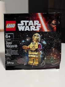 Lego Star Wars C-3PO Minifig Polybag (5002948) New/Sealed Rare Retired